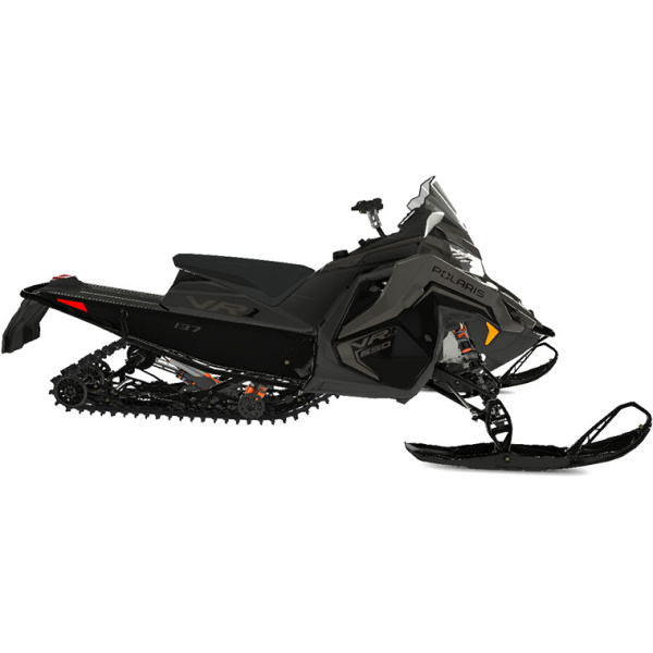 2025 Polaris 650 INDY VR1 137 Dynamix SC ES Shadow Gray / Gloss Black