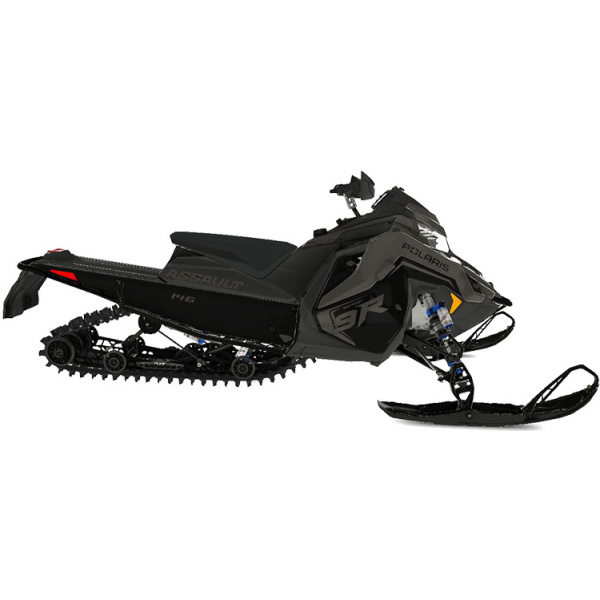2025 Polaris Patriot 9R Switchback Assault 146 1.6 SC ES Shadow Gray / Gloss Black