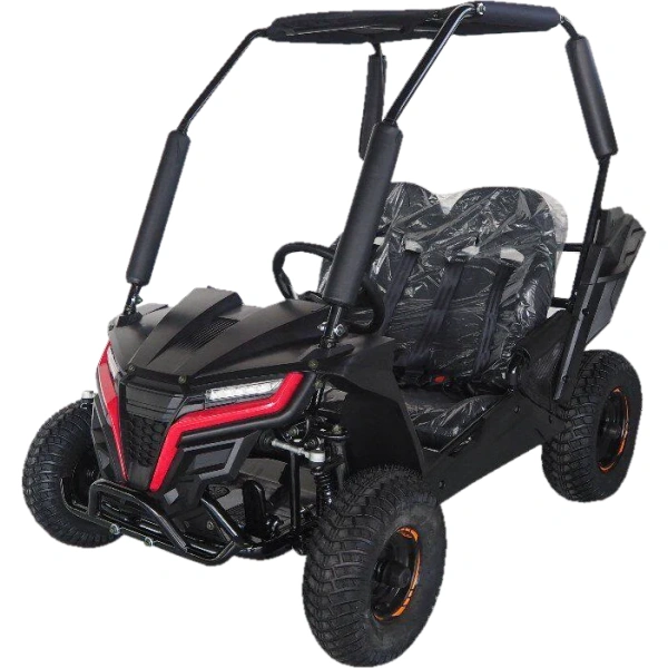 TrailMaster Cheetah-6 Go Kart, 5.5hp Electric Start, Remote Start/Kill with Reverse, Kids Ages 4-9