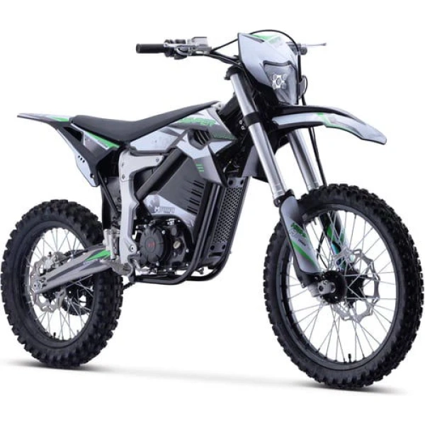 Venom Electric Dirt Bike, 4-Speed Manual, 72v 12000w, 21/18 inch Wheels