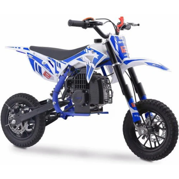Villain Kids Gas Dirt Bike, 52cc 2-Stroke, Ages 6 and up