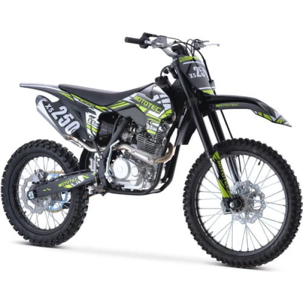 X5 250cc Dirt Bike 4-Stroke Electric Start Manual 5-Speed 2118 inch Wheels