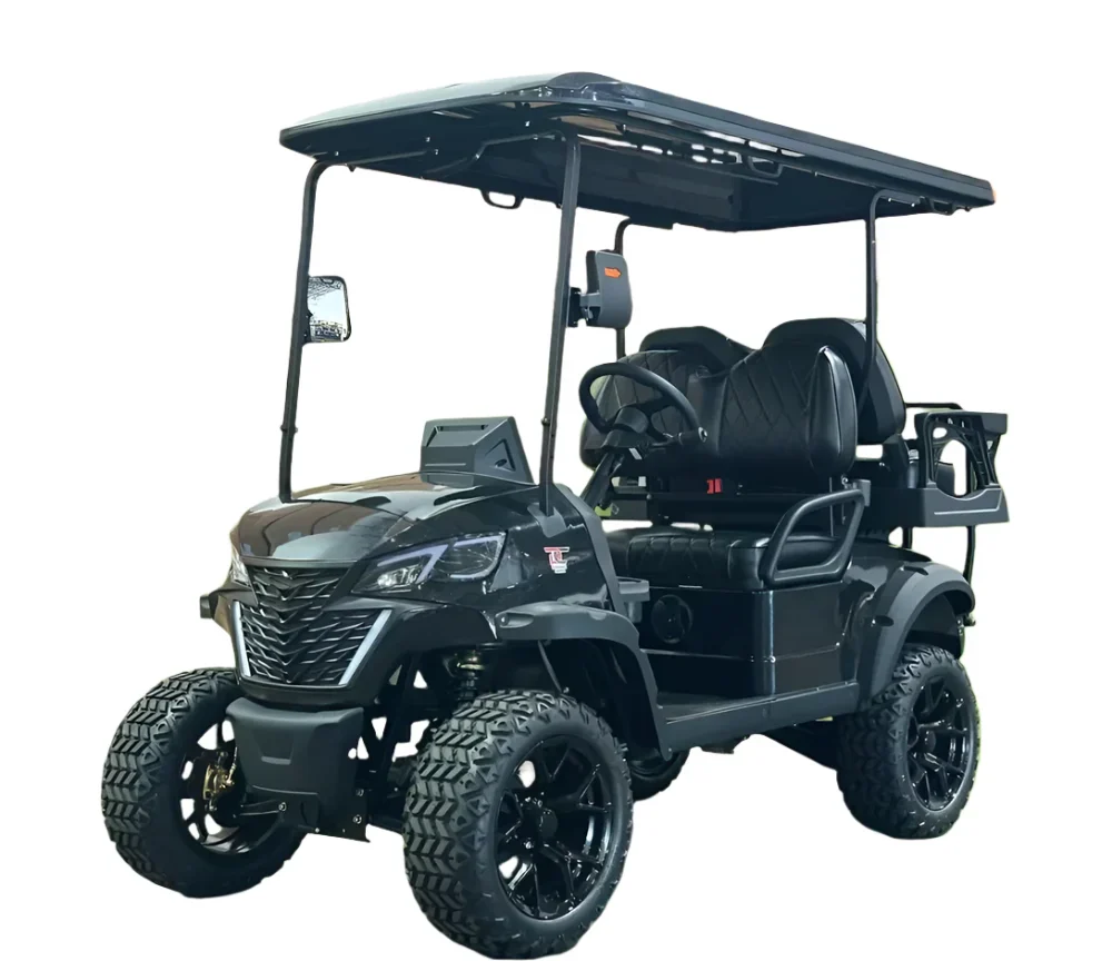 Dynamic GT4 Lithium Golf Cart, 48V AC 5KW Motor, 14-inch Aluminum Alloy Blackout Wheels