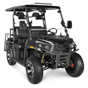 Rover 200 Gas Golf Cart, Electronic Fuel Injection, Automatic with Reverse, Deluxe Alloy Wheels, Windshield Included