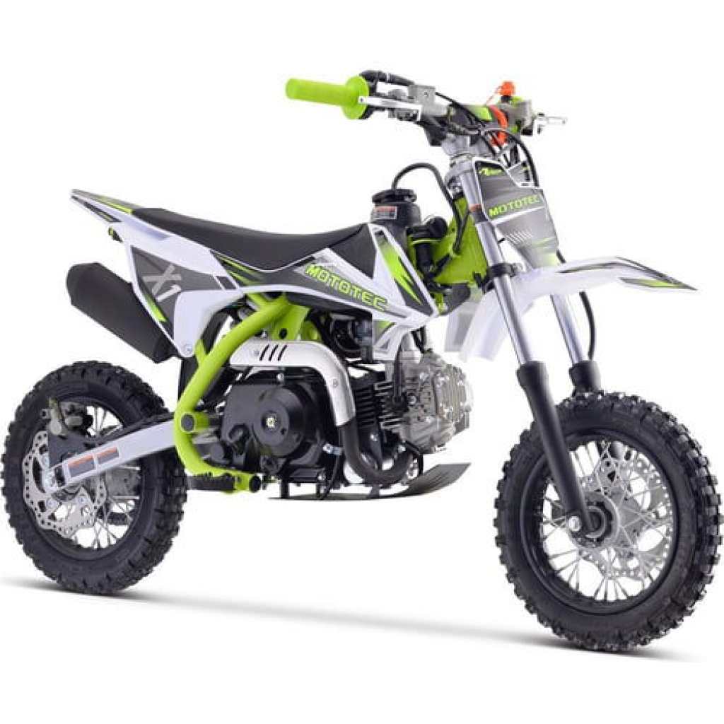 X1 110cc Kids Gas Dirt Bike Electric Start