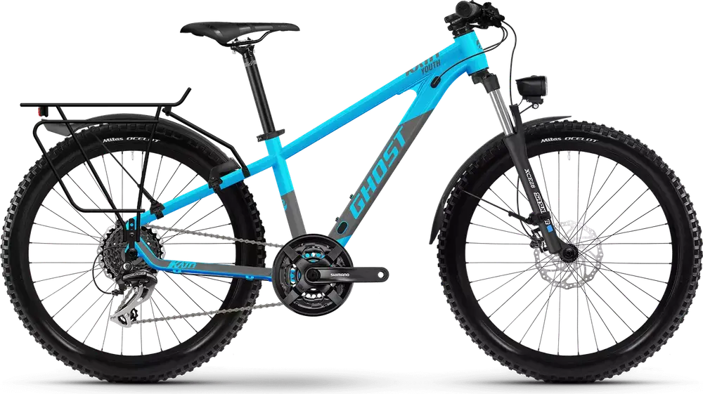 Ghost Kato Youth EQ Kids Mountain Bike Fully Equipped 2024