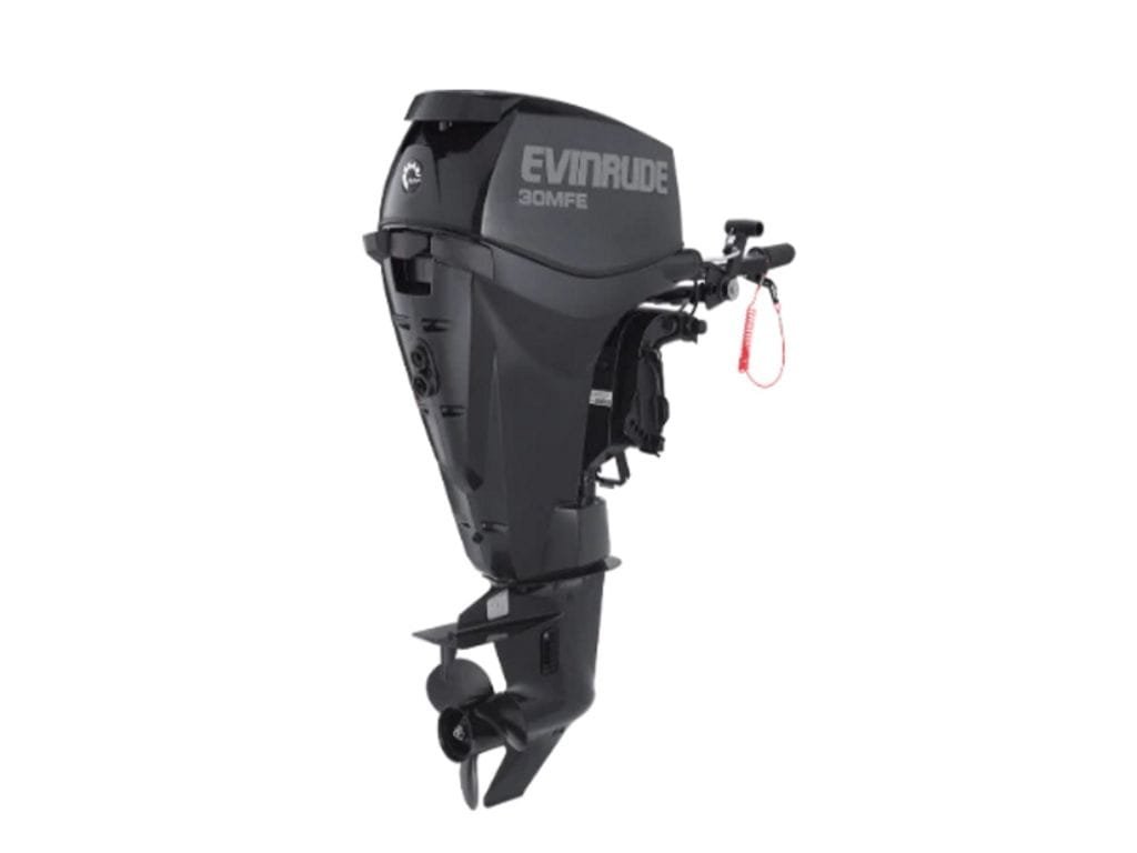 Evinrude Outboard E30MRL 30HP Boat Motor