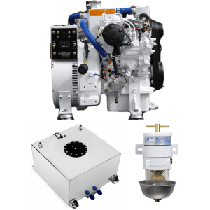 Phasor k2-4.5pmg-kit Marine Generator Includes Fuel Tank and Filter 4.5 KW 60 Hz Ignition Protected