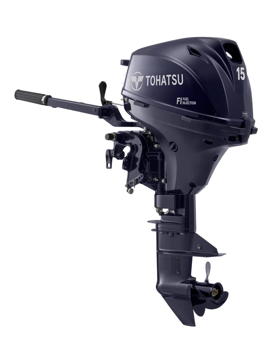 Tohatsu Outboard MFS15EEFS 15 HP Boat Motor