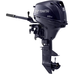 Tohatsu Outboard MFS15EL 15 HP Boat Motor