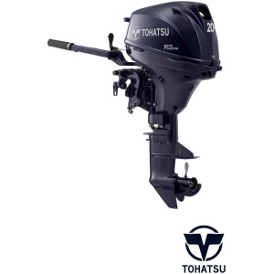 Tohatsu Outboard MFS20EL 20 HP Boat Motor